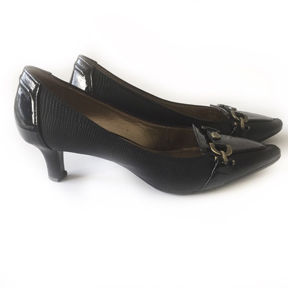 JOAN&DAVID CIRCA LUXE BLACK LEATHER 6.5 M - Picture 4 of 8